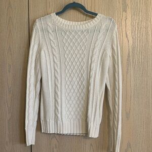 White Knitted Sweater